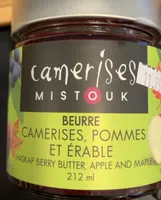 Beurre camerises, pommes et érable