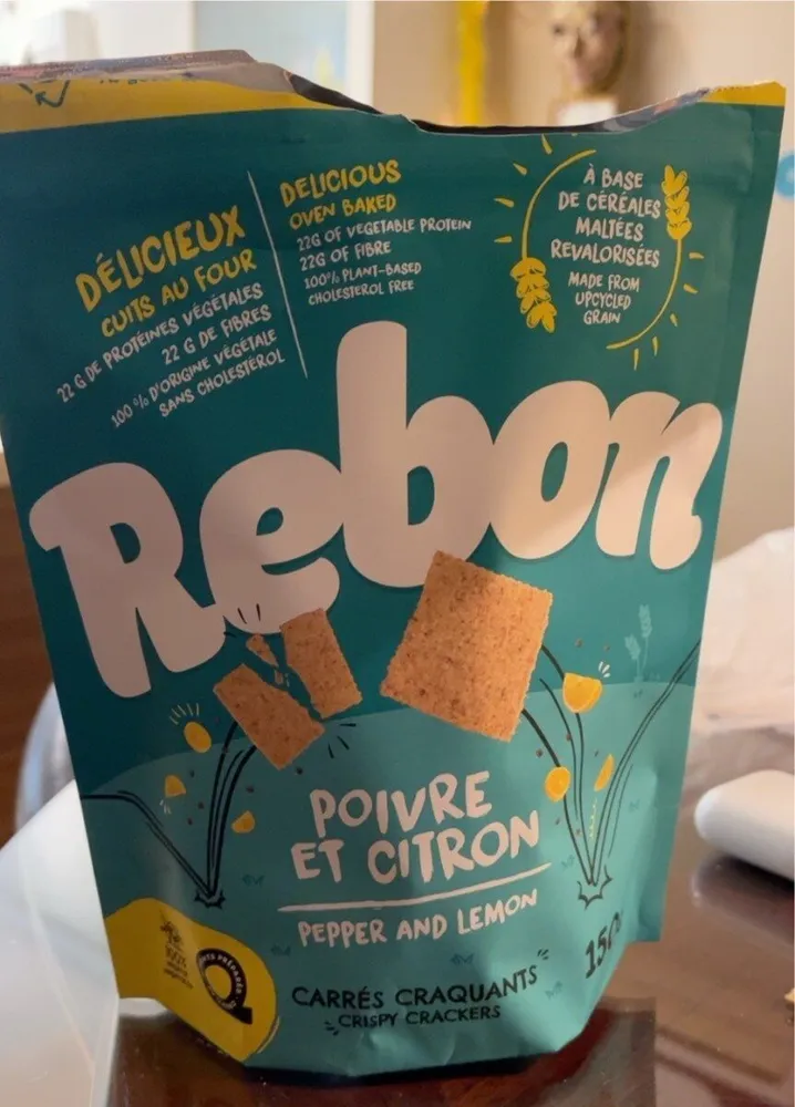 Carré craquants poivre et citron