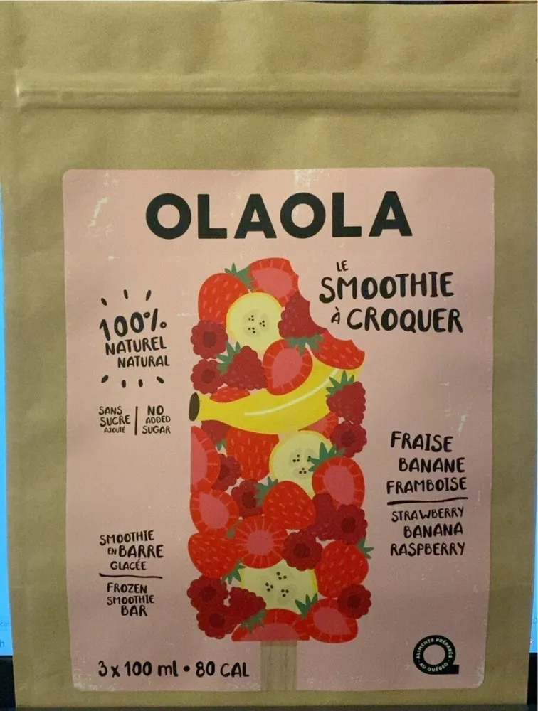 Le smoothie à croquer Fraise-Banane