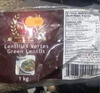 Lentilles vertes