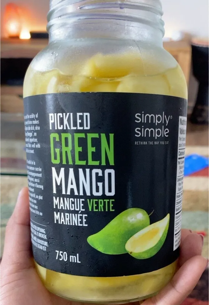 Pickled green mango