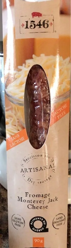 Sausisson sec fromage montery jack