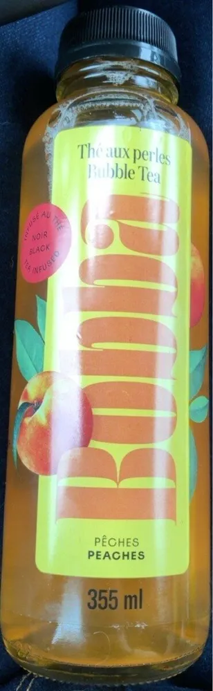 Bubble tea peaches