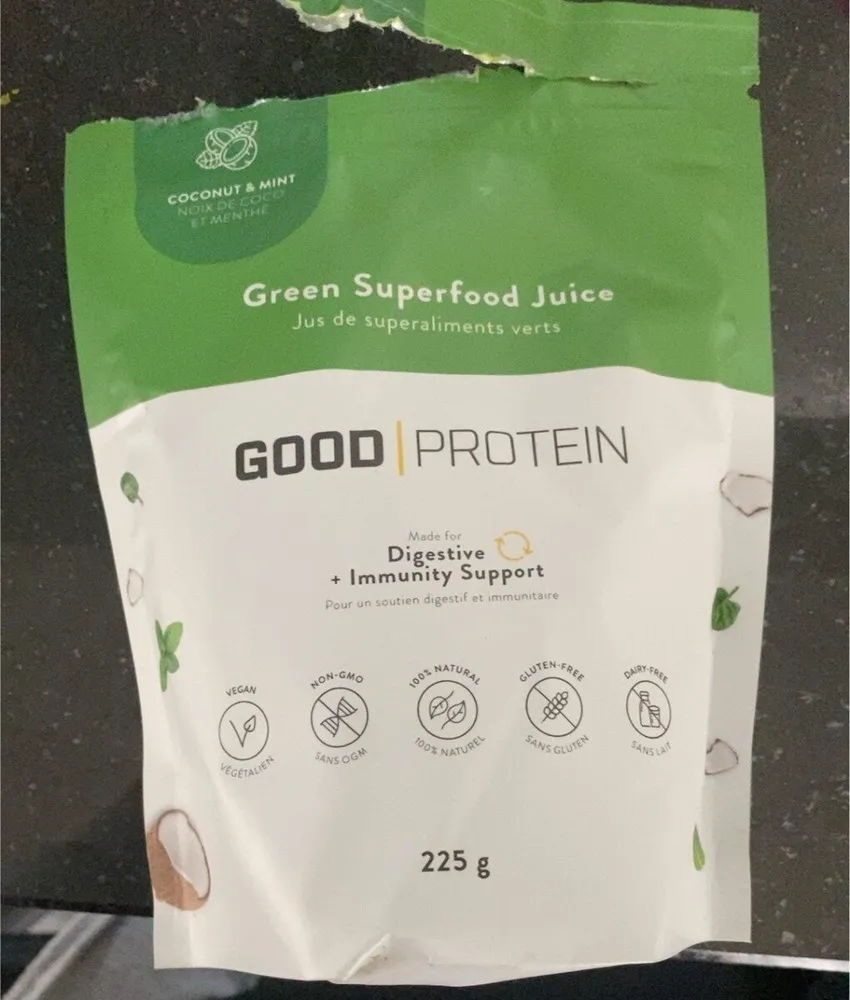 Green superfood juice