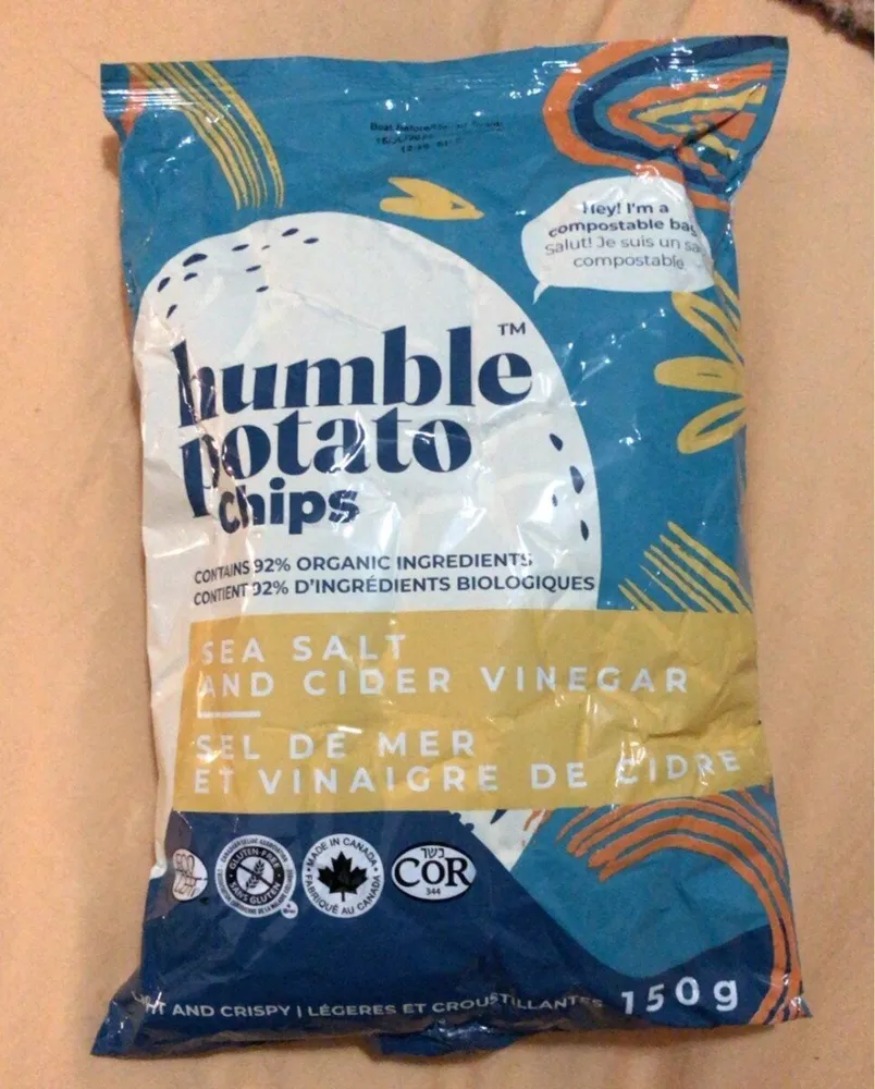 Sea Salt and Cider Vinegar Potato Chips