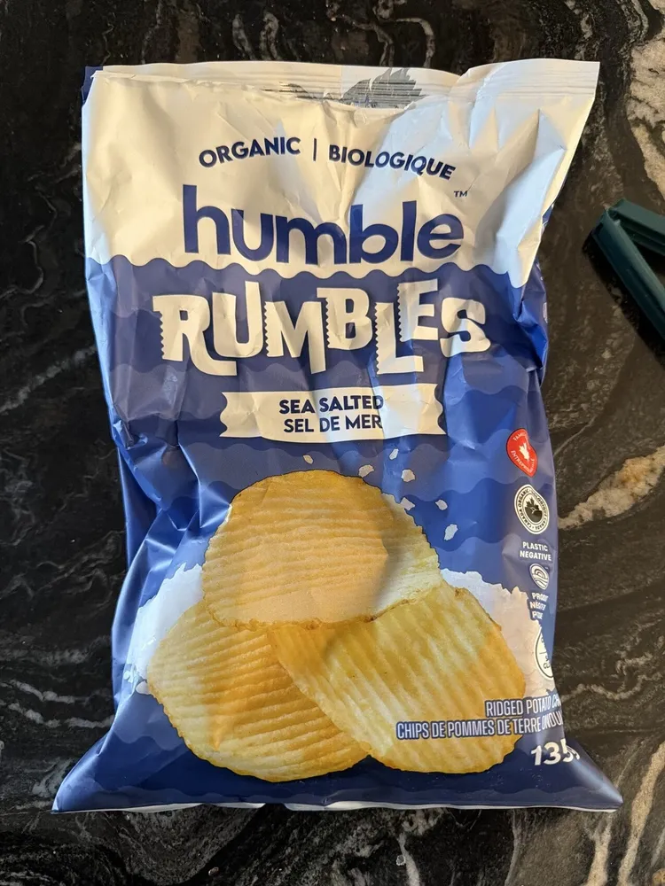 Rumbles Sea Salt Ridged Potato Chips