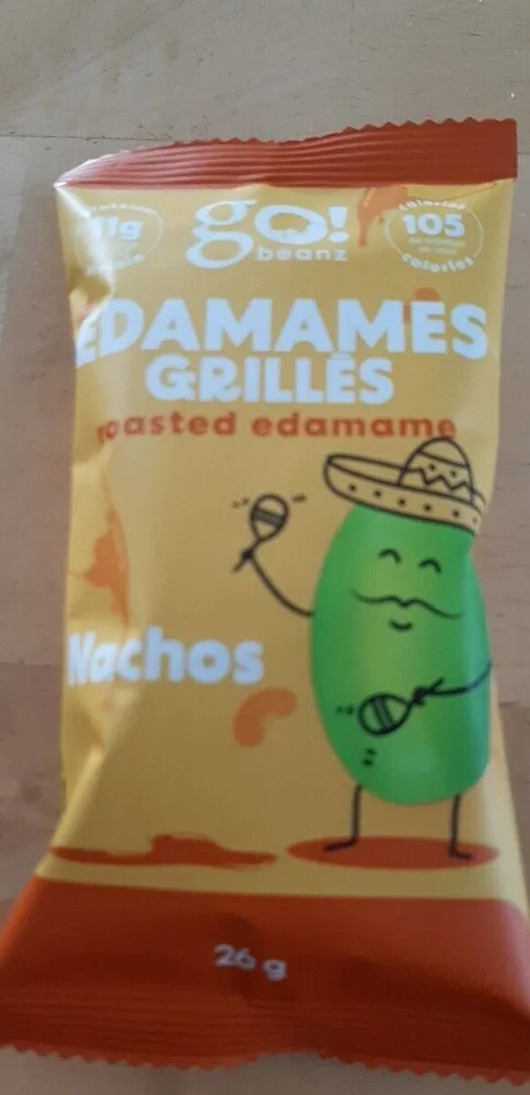 Edamames grillés saveur Nachos