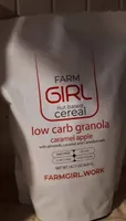 Low carb granola caramel apple