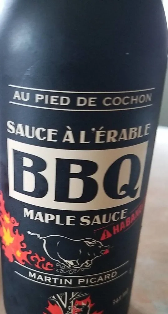 Sauce BBQ a l'érable