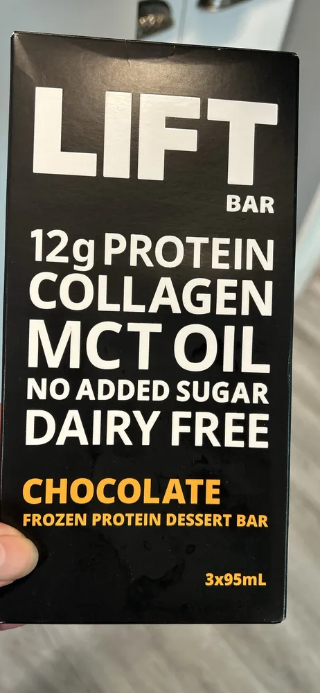 Chocolate Frozen Protein Dessert Bar