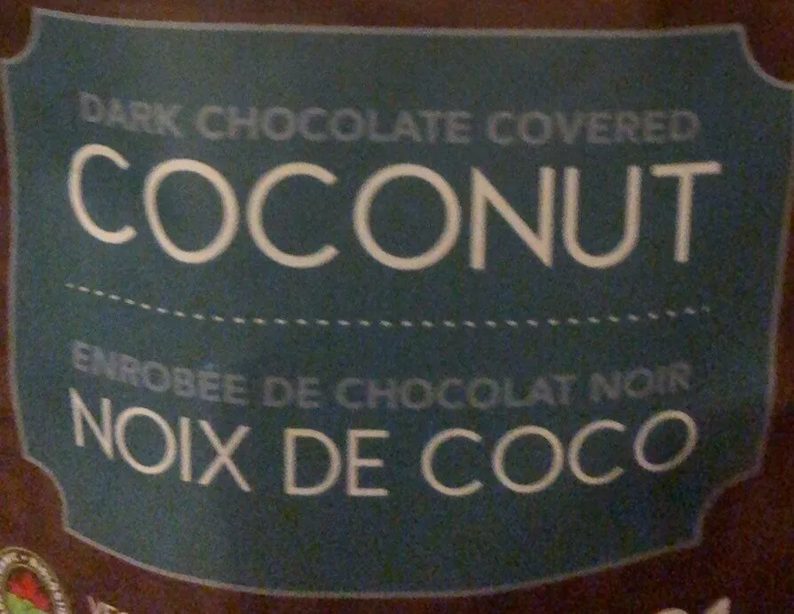 Dark chocolate coconut