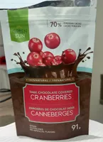Dark Chocolate Covered Cranberries
