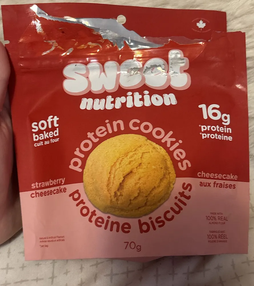 Strawberry Cheesecake Soft Baked Protein Cookies