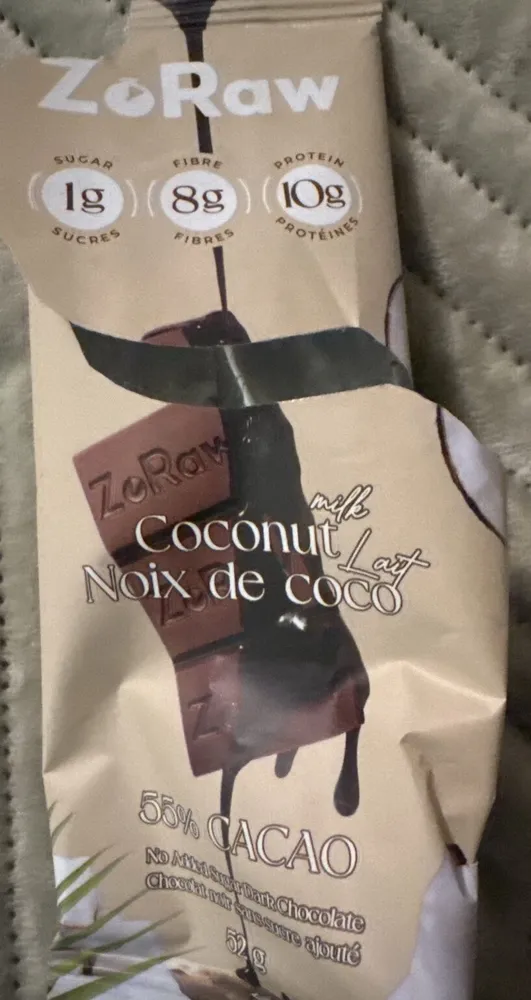 Milk Coconut Chocolate Bar