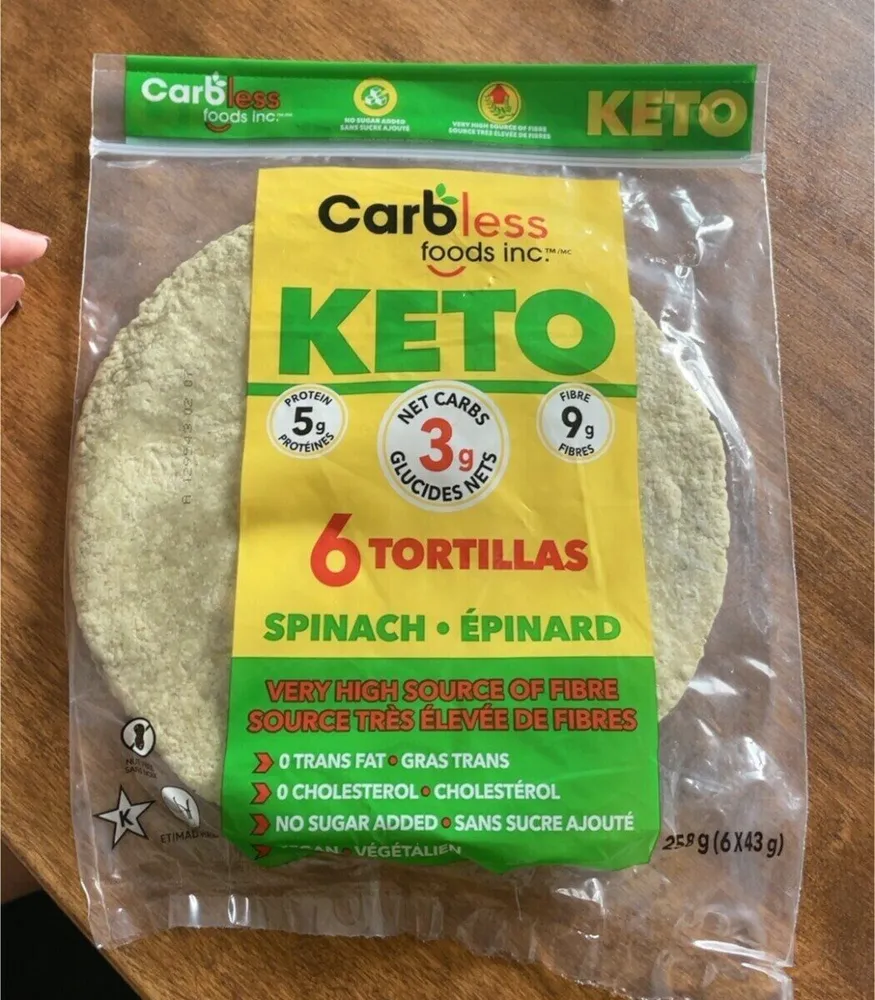 Spinach tortilla