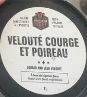Soupe couge poireau