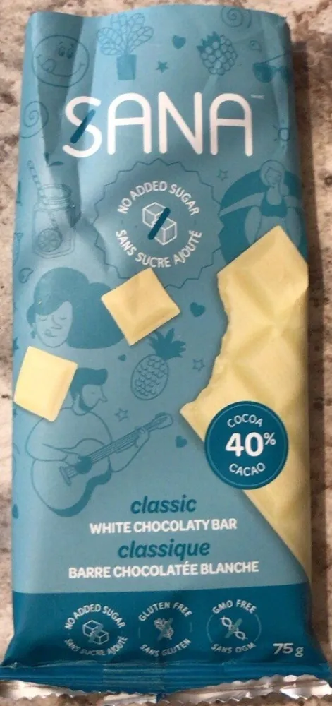 Classic white chocolaty Bar
