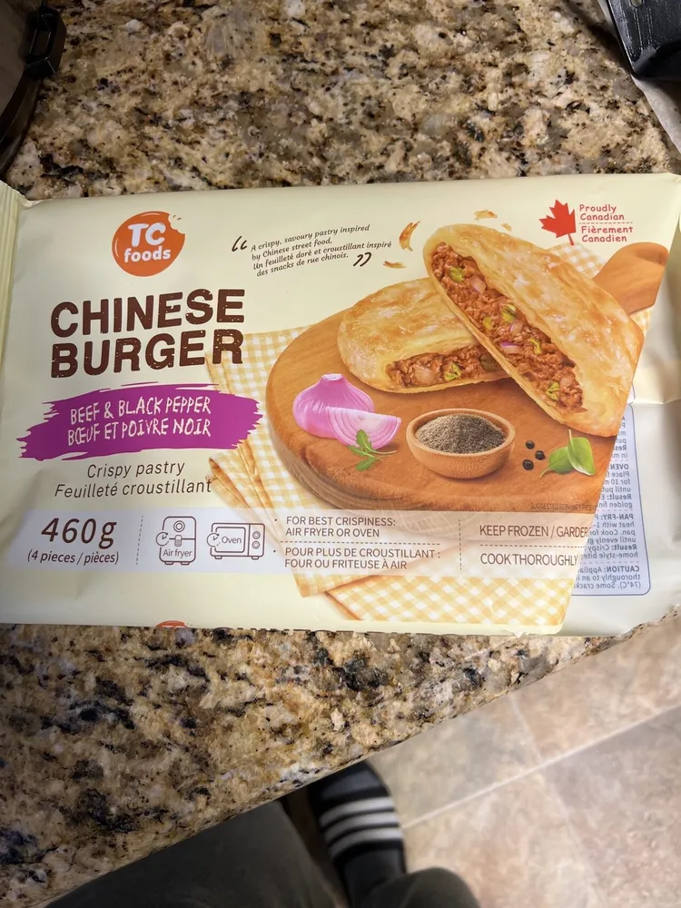 Chinese Burger Beef And Black Pepper