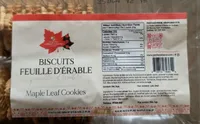 Buiscuits feuille d’érable