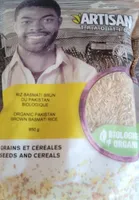 Riz basmati brun du pakistan biologique