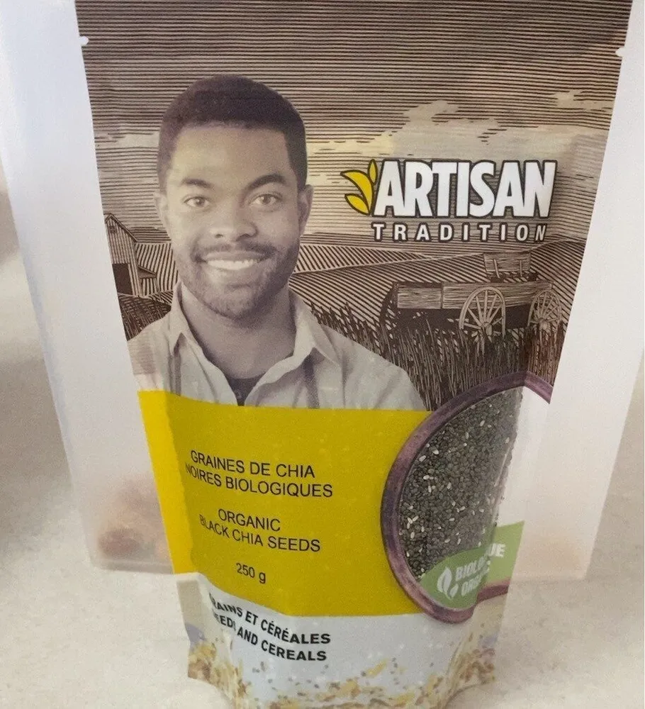 Graines de chia noires biologiques