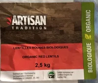 Lentilles rouges biologiques