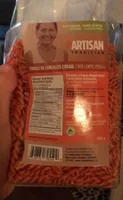 Fusilli de lentilles corail