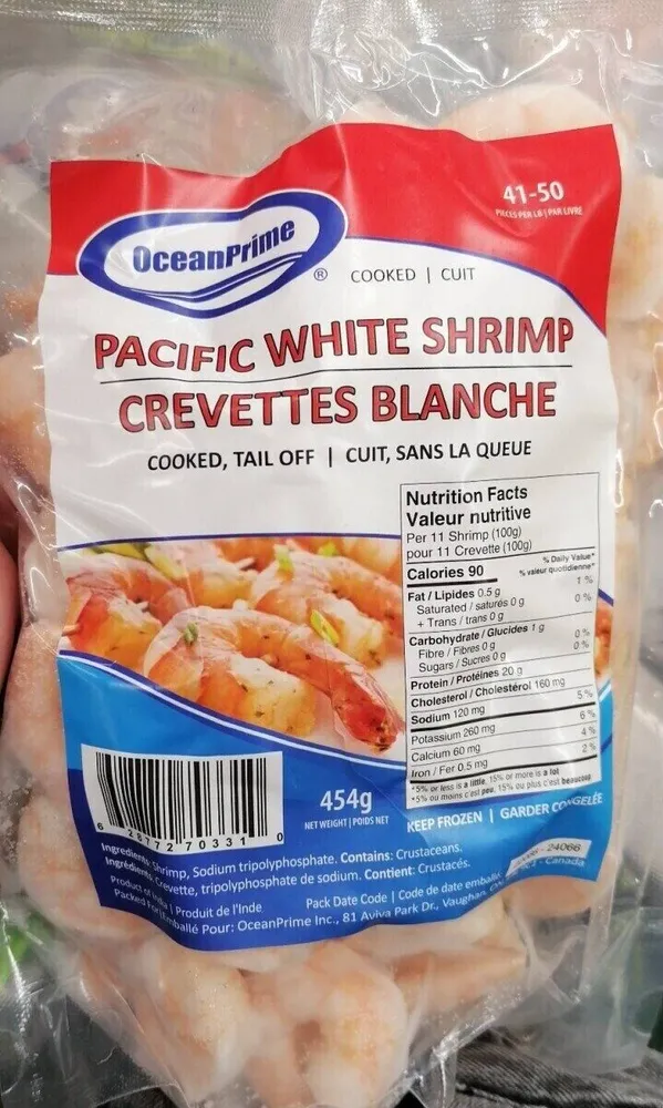 Crevettes blanches