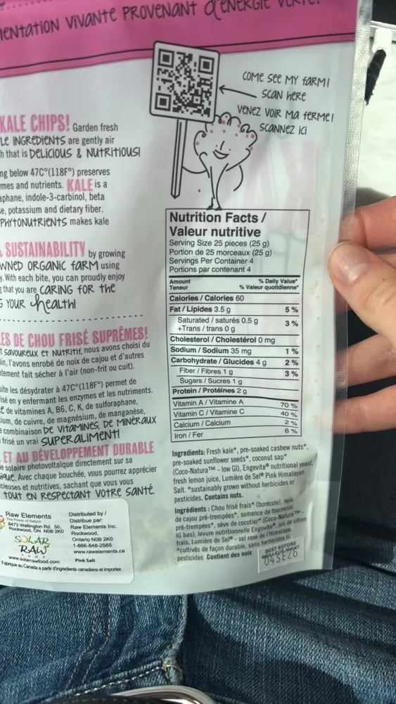 Ultimate kale chips - pink salt