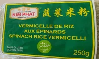 Vermicelle de riz aux épinards