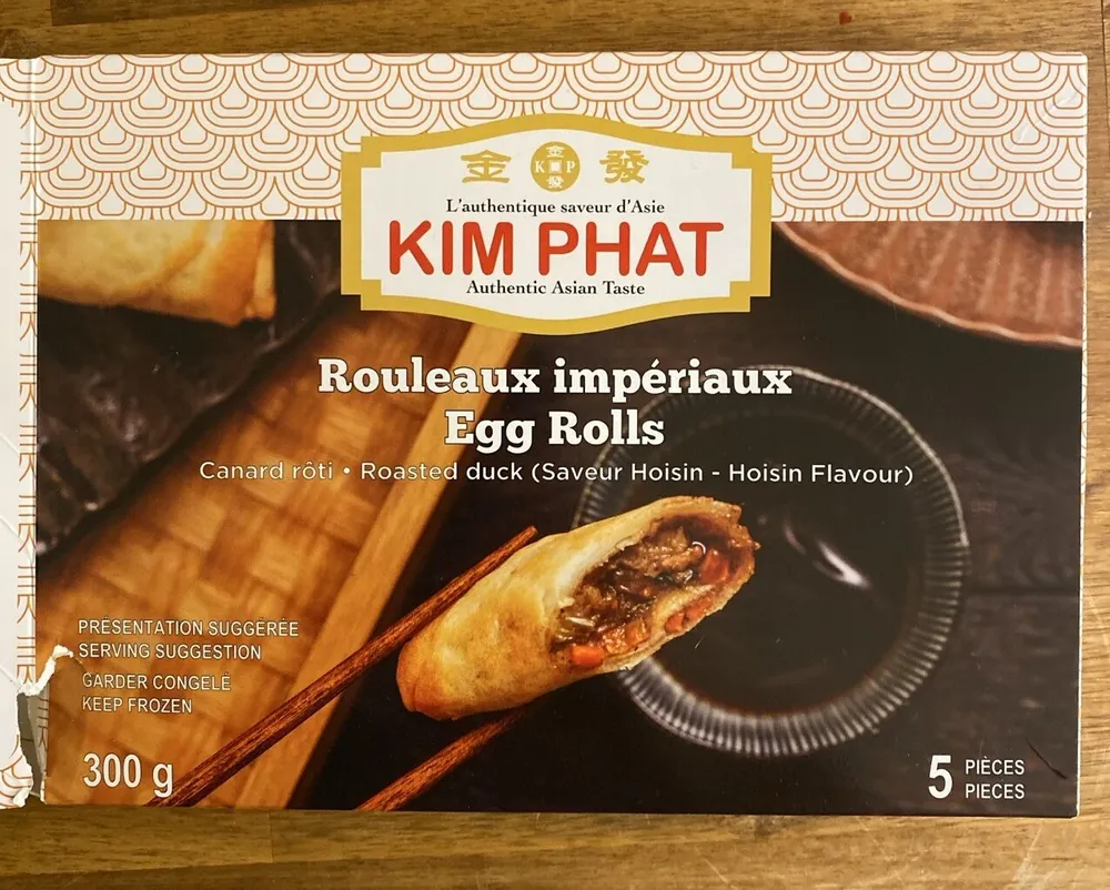 Roasted Duck Egg Rolls