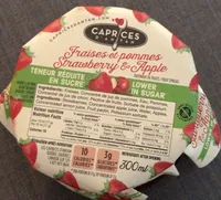 Confiture fraises et pommes