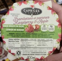 Framboises et pommes