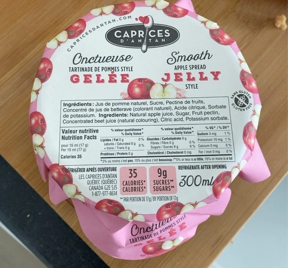 Tartinade de pommes