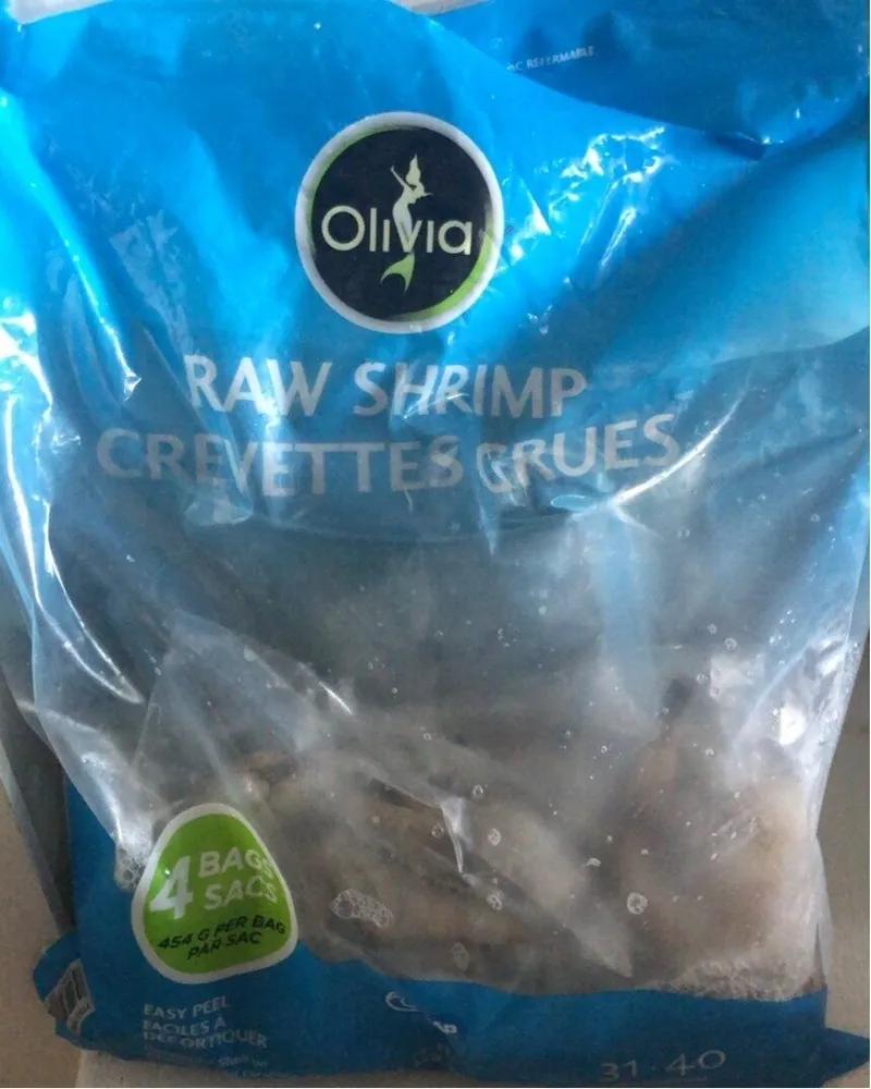 Crevettes crues