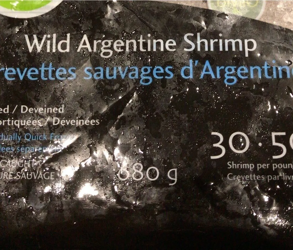 Crevettes sauvages d’Argentine