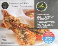 Crevettes papillons marinée