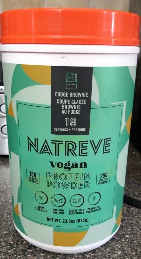 Vegan protein powder fuge brownie