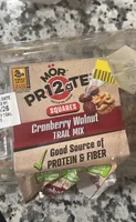 Cranberry walnut trail mix