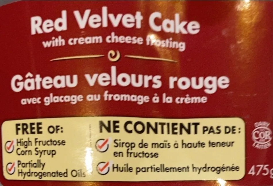 Gâteau velours rouge