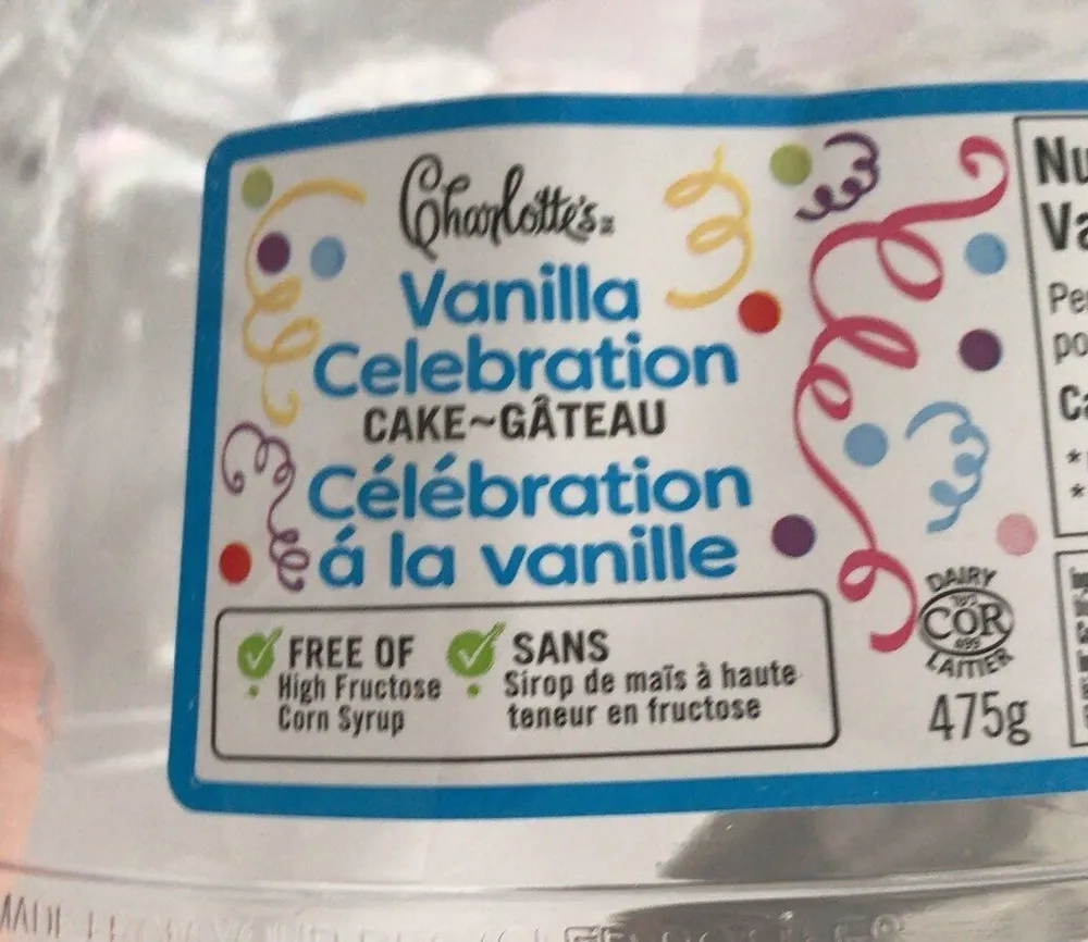 Celebration á la vanille