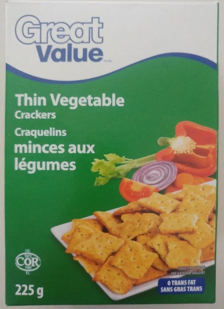 Thin Vegetable Crackers