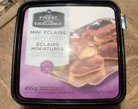 Éclairs miniatures chocolat au lait