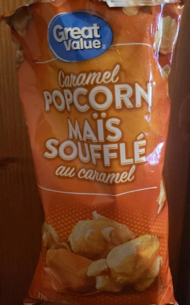 Maïs soufflé au caramel