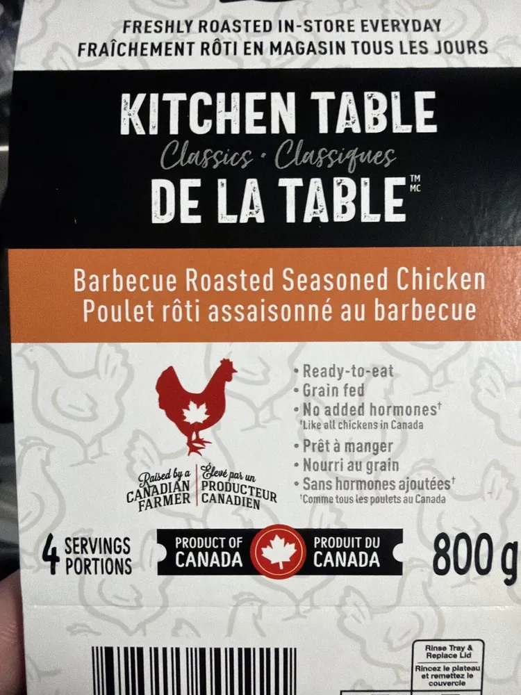 Barbecue Roasted Seasoned chicken