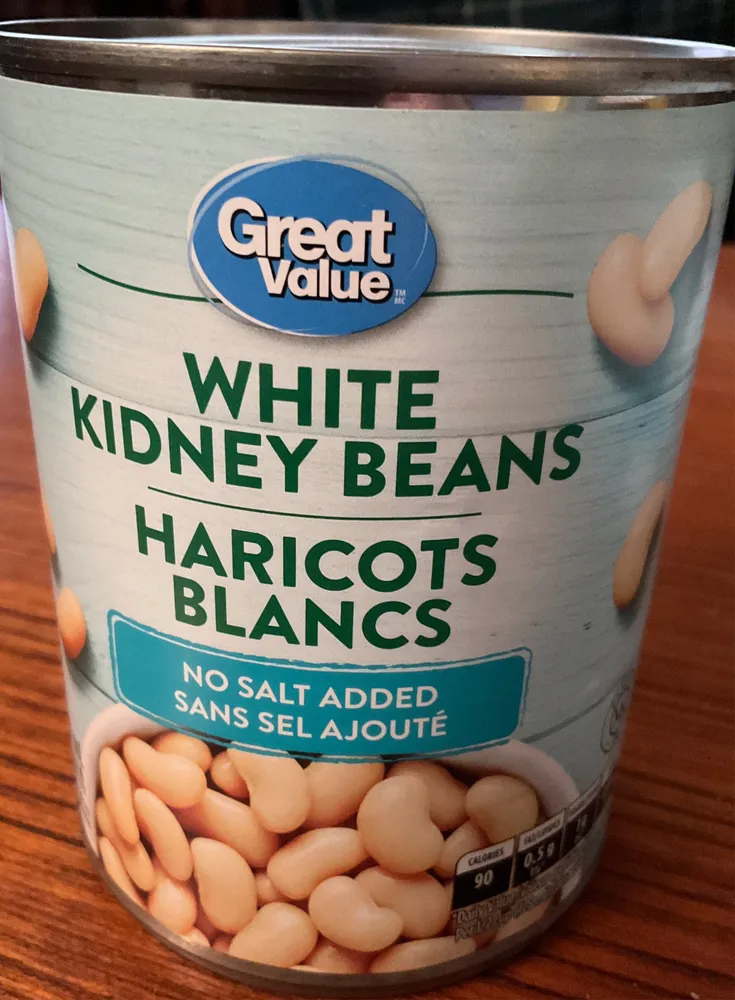 White Kidney Beans, No Salt Added