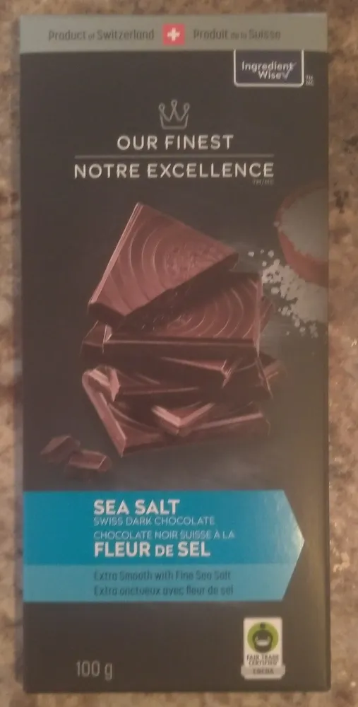 Sea Salt Swiss Dark Chocolate