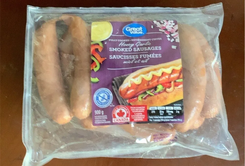 Honey garlic smoked sausage