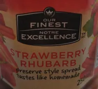 Tartinade fraise rhubarbe