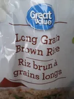 Riz brun à grains longs